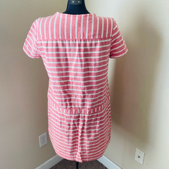 J. Crew pink/ivory striped dress - Picture 3 of 3